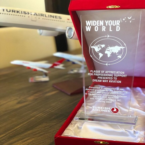 Turkish Airlines - Certificate of Appreciation 2018