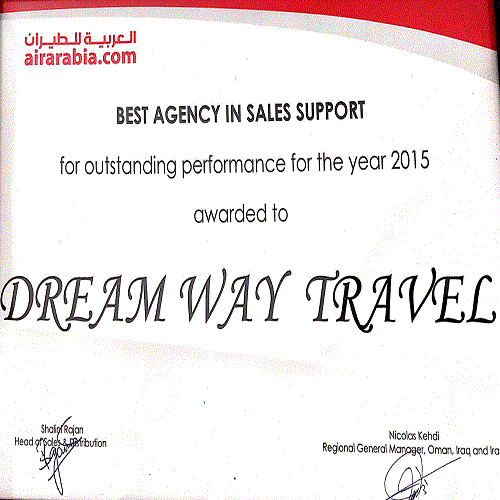 Air Arabia - Best agency in sales support